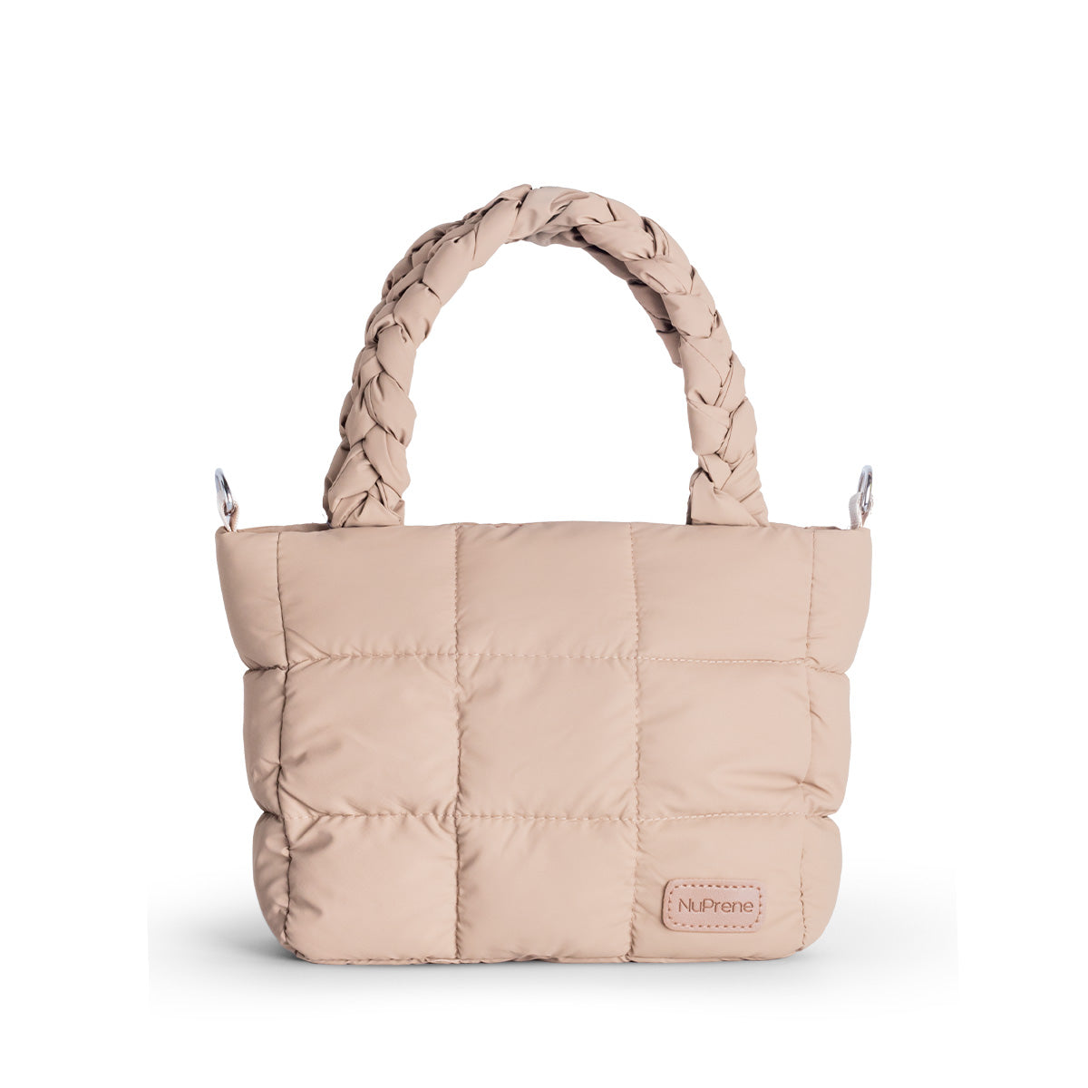 Anna Mini Puffer Tote Bag in Mocha