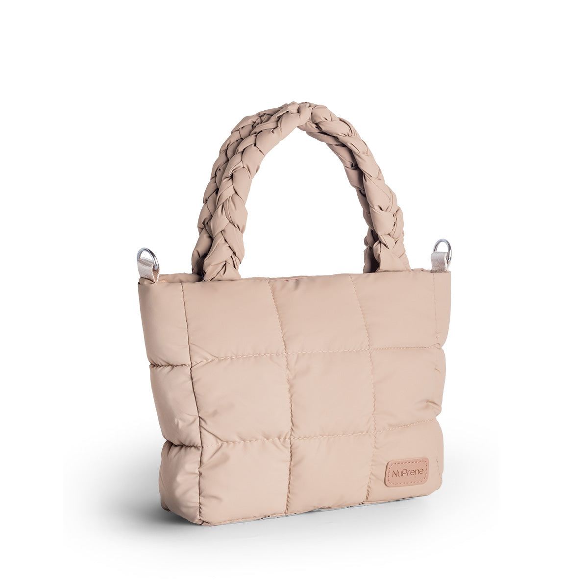 Anna Mini Puffer Tote Bag in Mocha