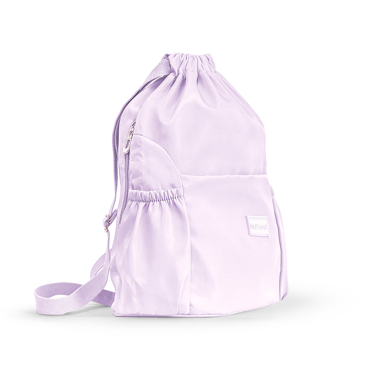 Emma Drawstring Bag in Taro