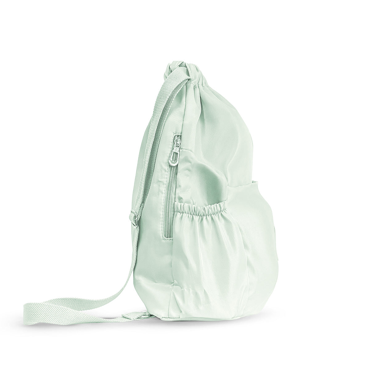 Emma Drawstring Bag in Mint