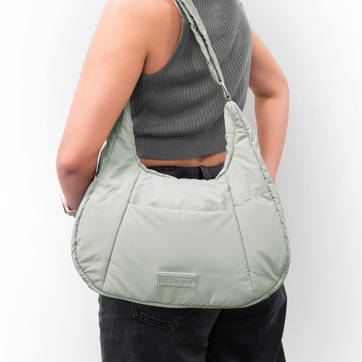 Eva Moon Bag in Sage Green
