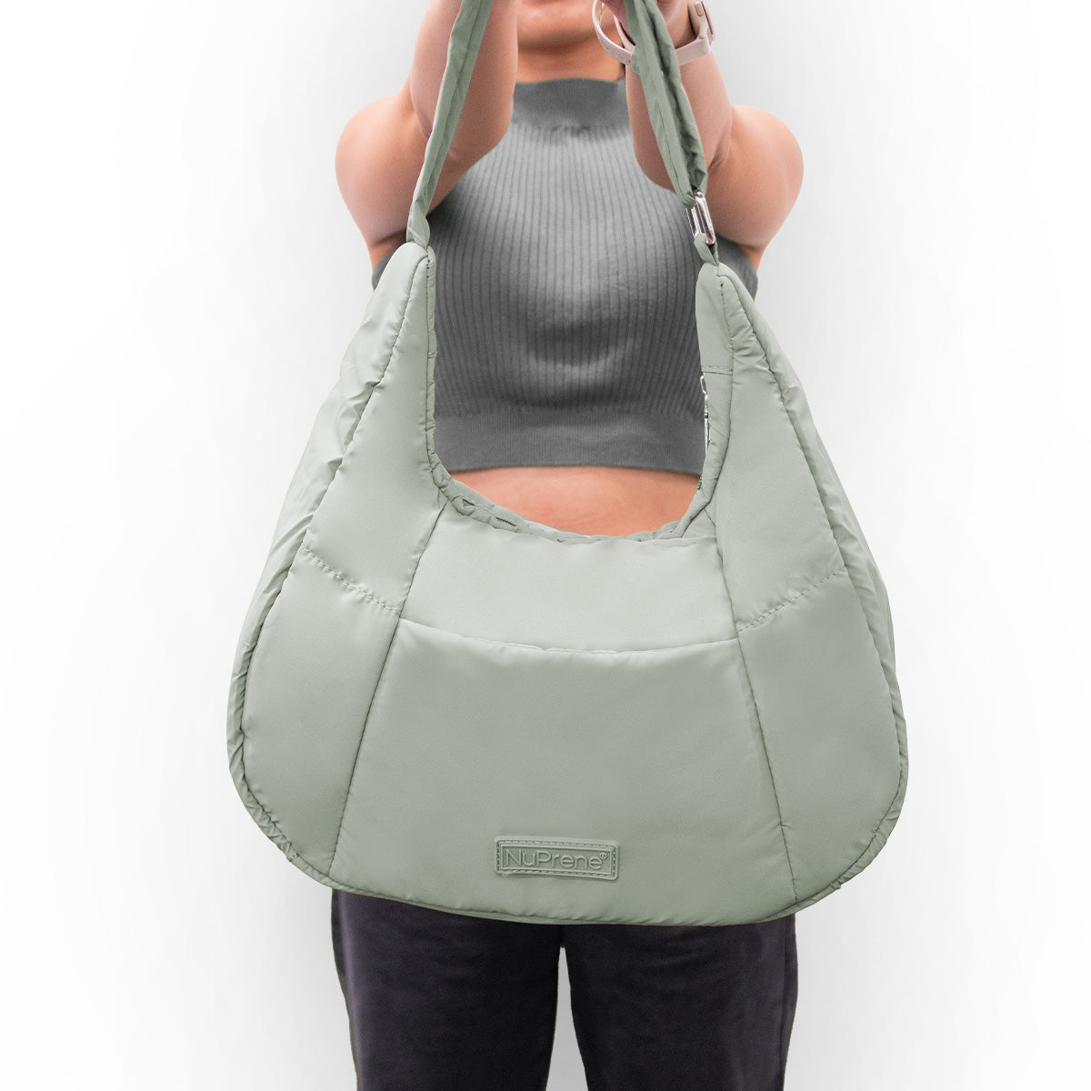 Eva Moon Bag in Sage Green
