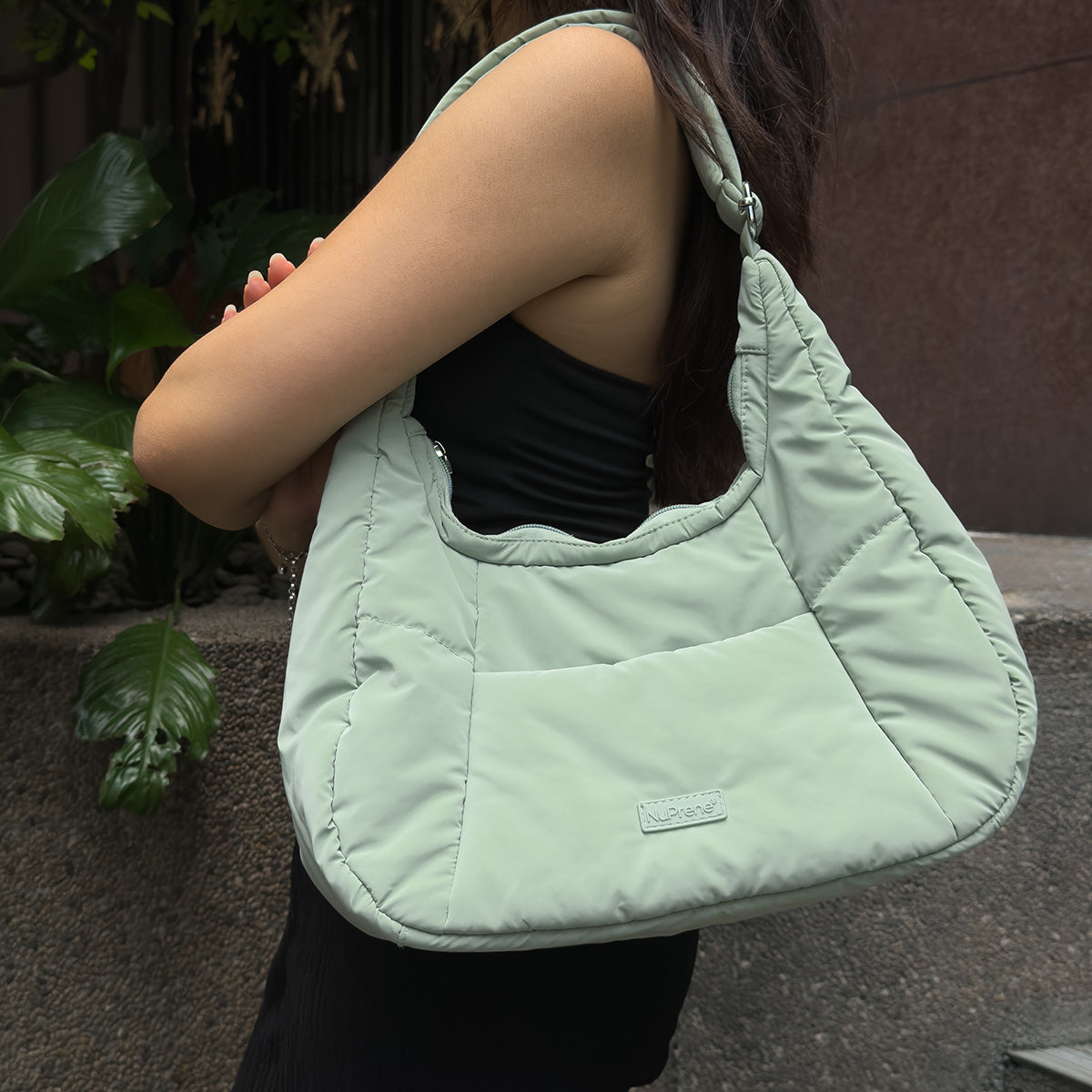Eva Moon Bag in Sage Green