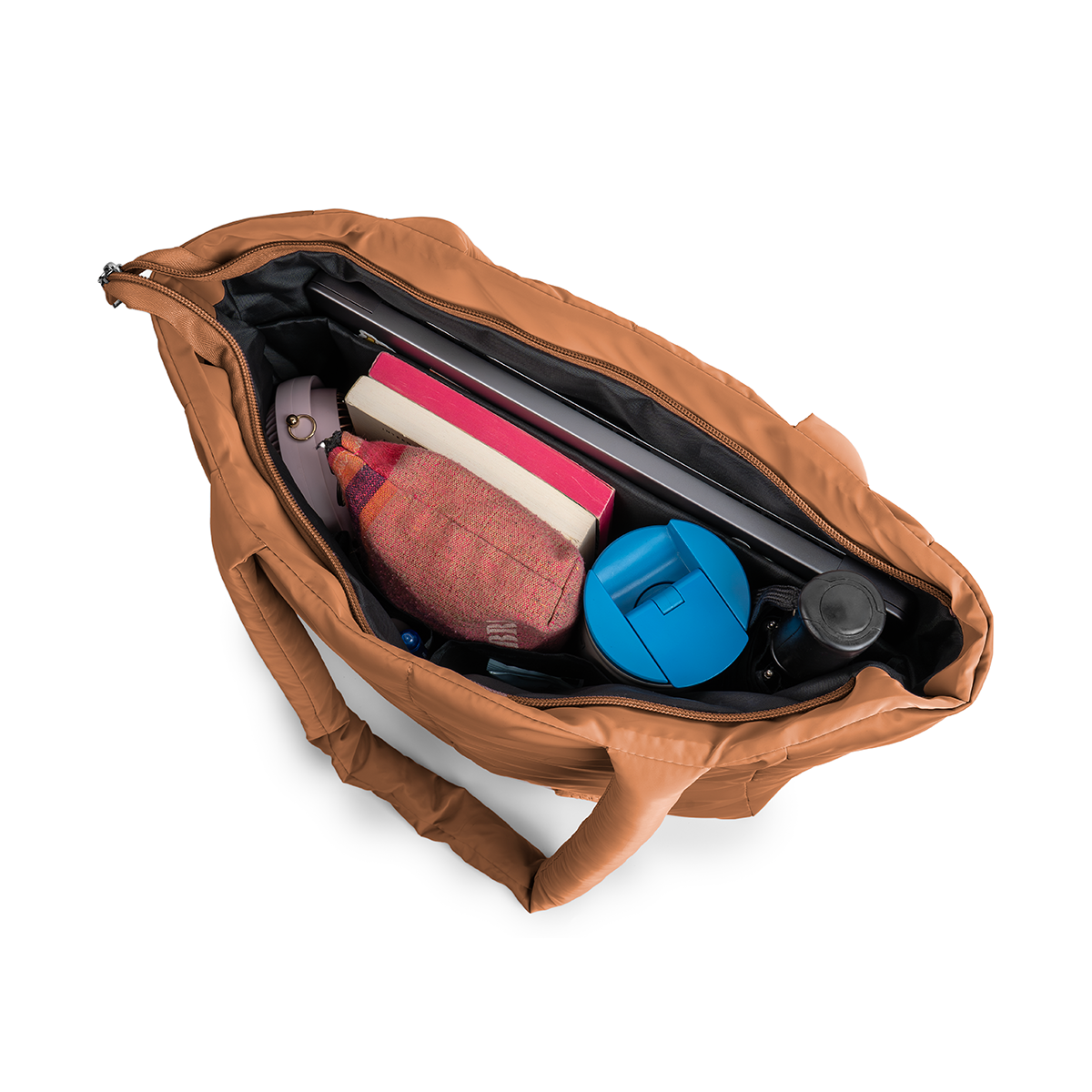 Floofa Cinnamon Puffer Tote