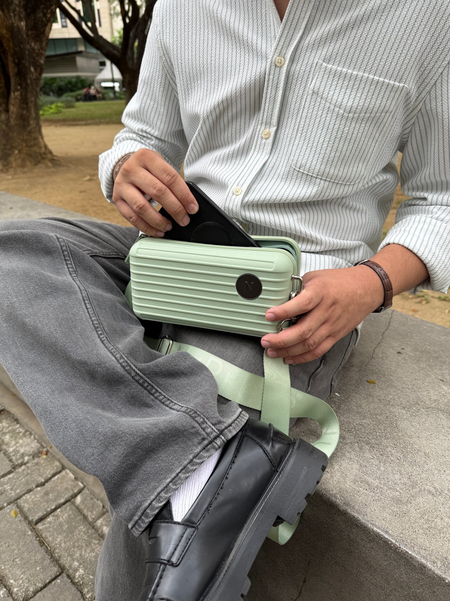 Lucca Matcha Mini Travel Bag