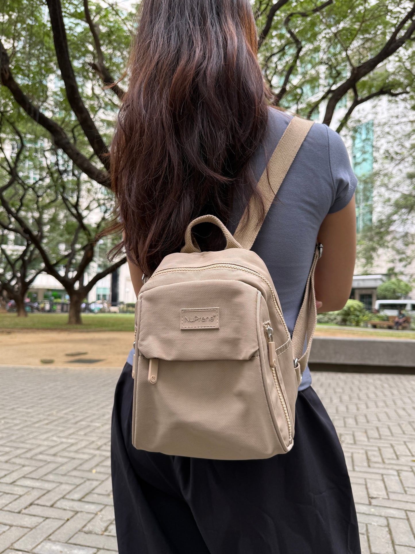 Raya Mini Backpack in Mocha