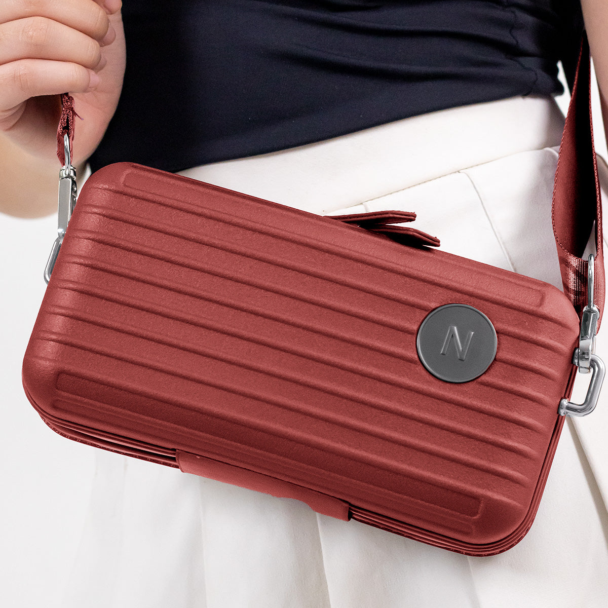 Lucca Cherry Red Mini Travel Bag
