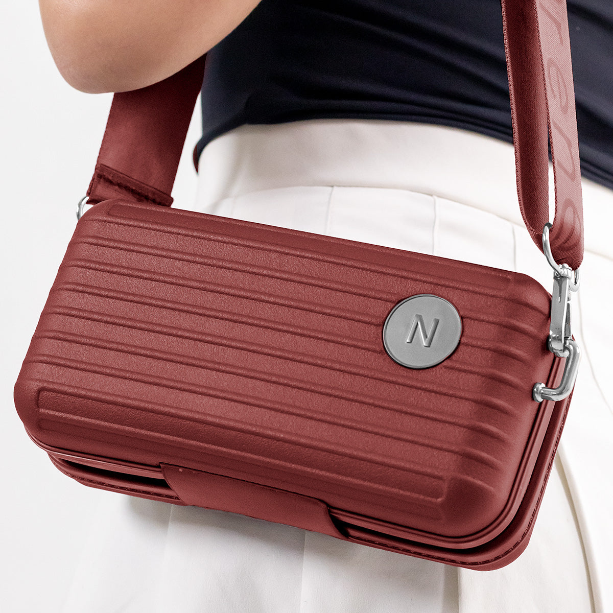 Lucca Cherry Red Mini Travel Bag