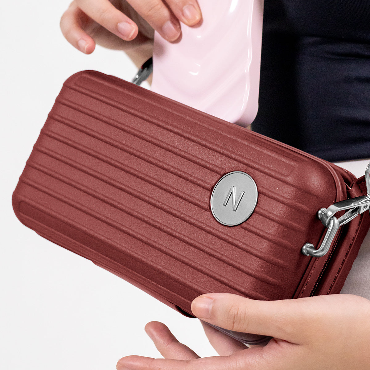 Lucca Cherry Red Mini Travel Bag