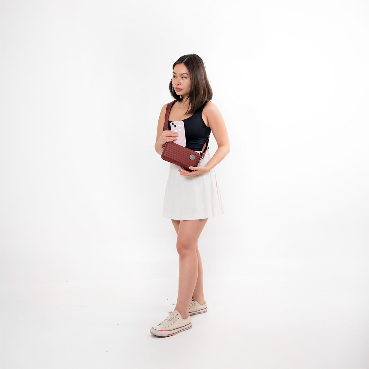 Lucca Cherry Red Mini Travel Bag