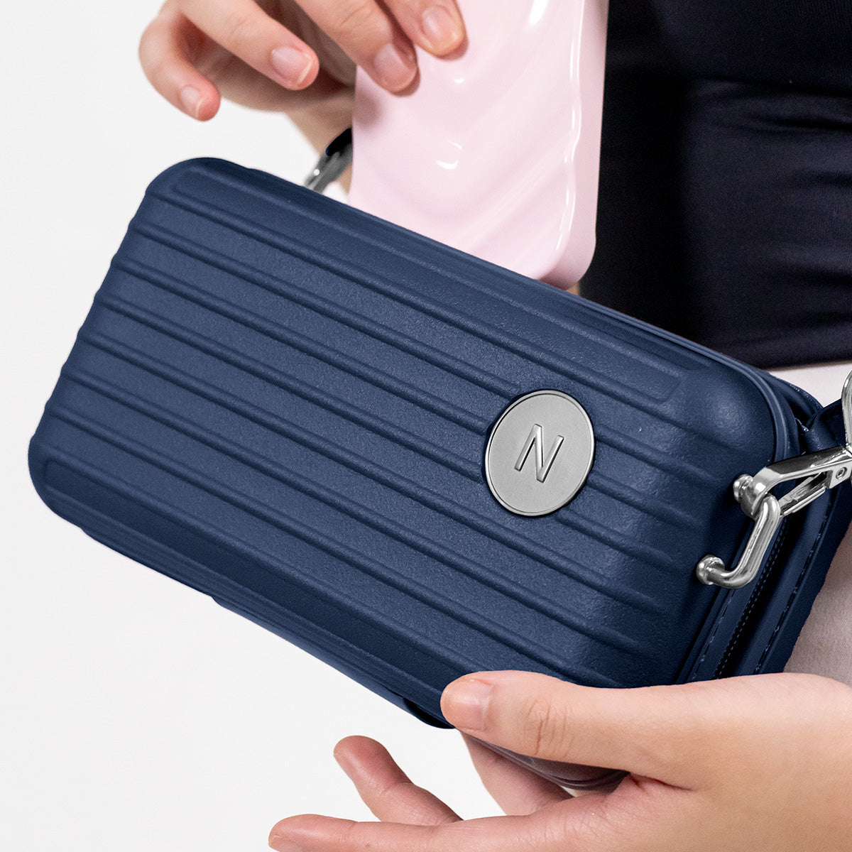 Lucca Midnight Blue Mini Travel Bag