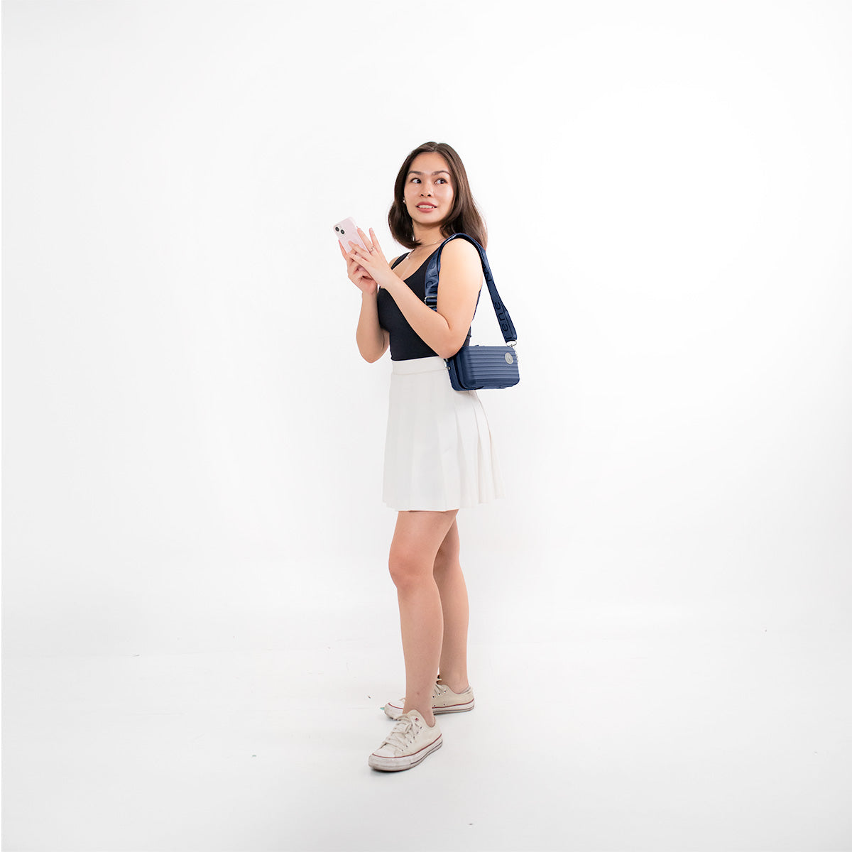 Lucca Midnight Blue Mini Travel Bag