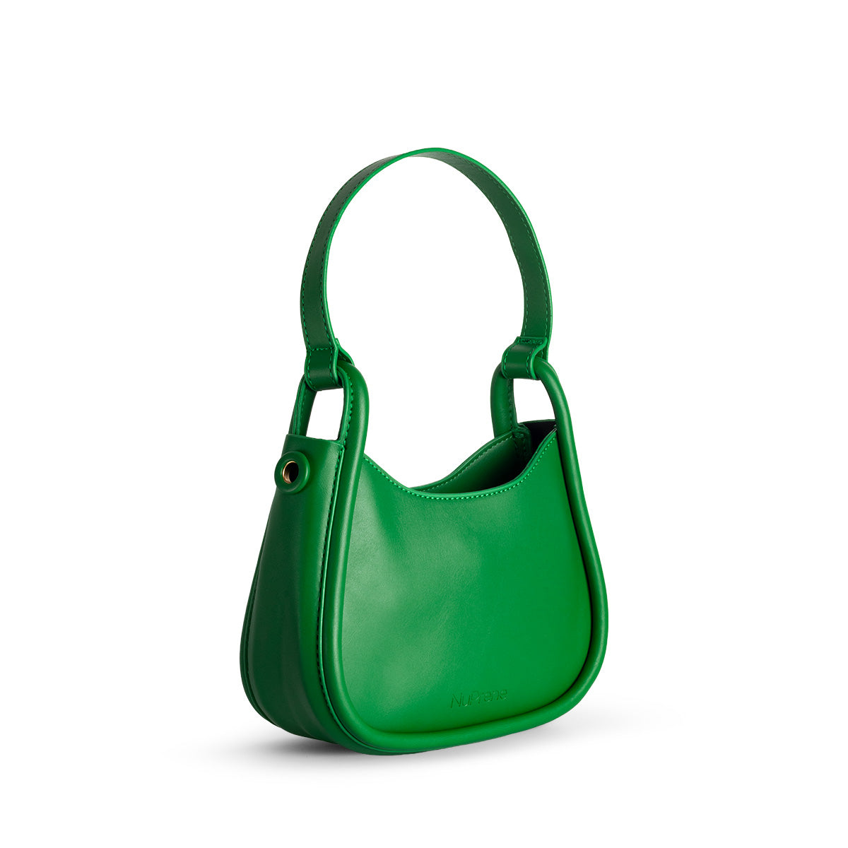 Olivia Mini Hobo Bag in Emerald Green