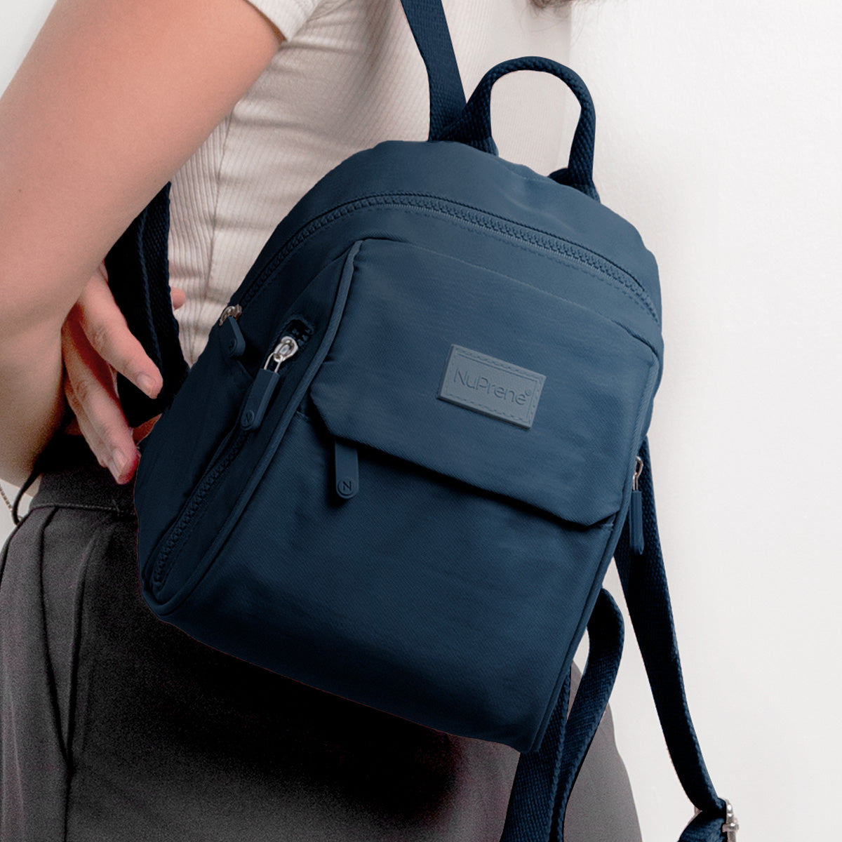 Raya Mini Backpack in Midnight Blue