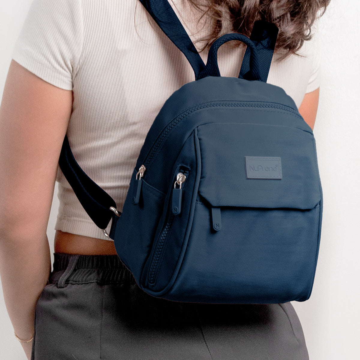 Raya Mini Backpack in Midnight Blue