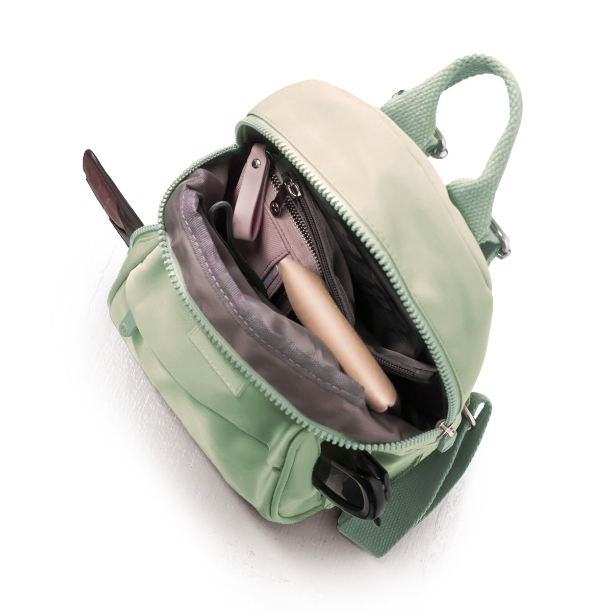 Raya Mini Backpack in Mint Green