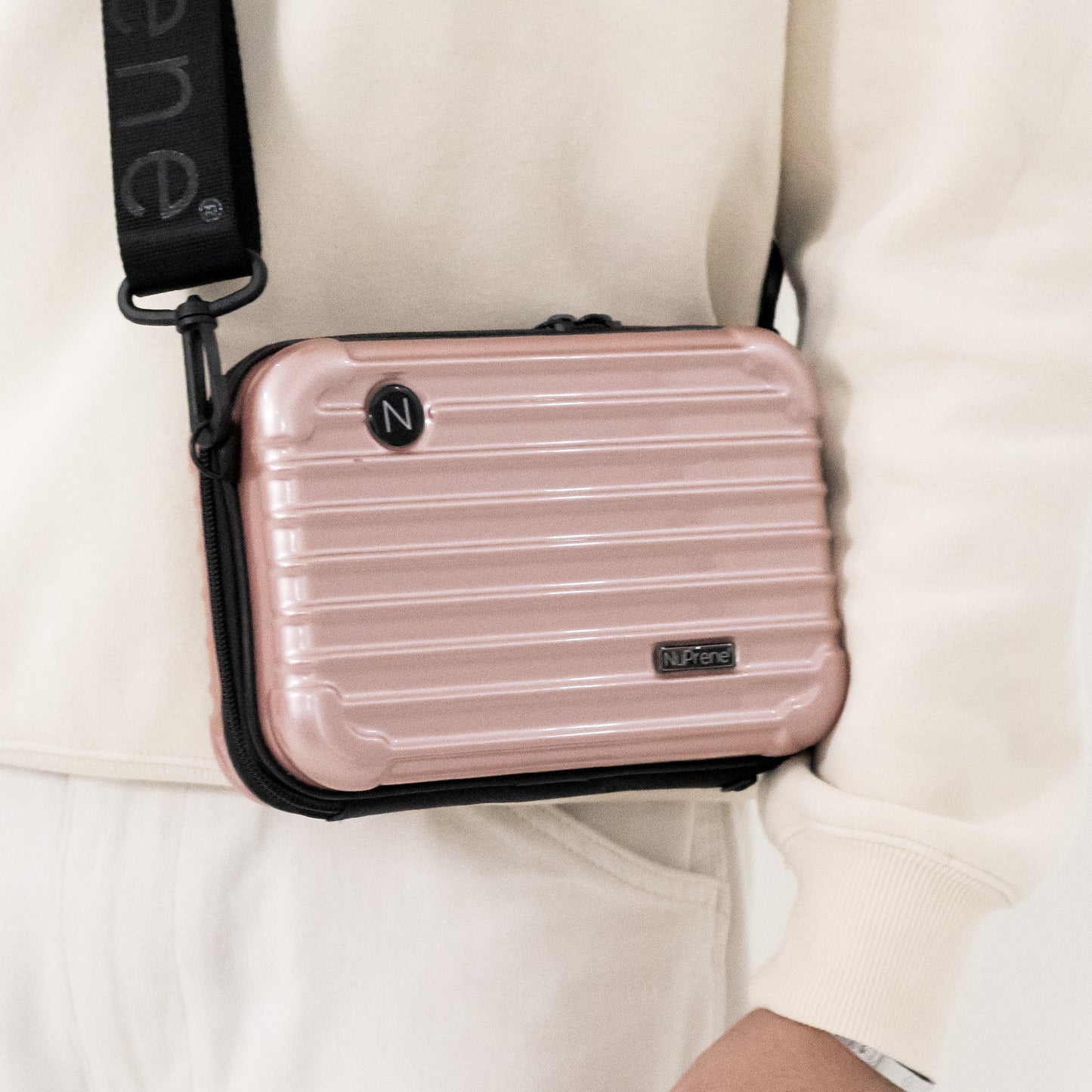Van-Ya Rose Gold Mini Travel Bag