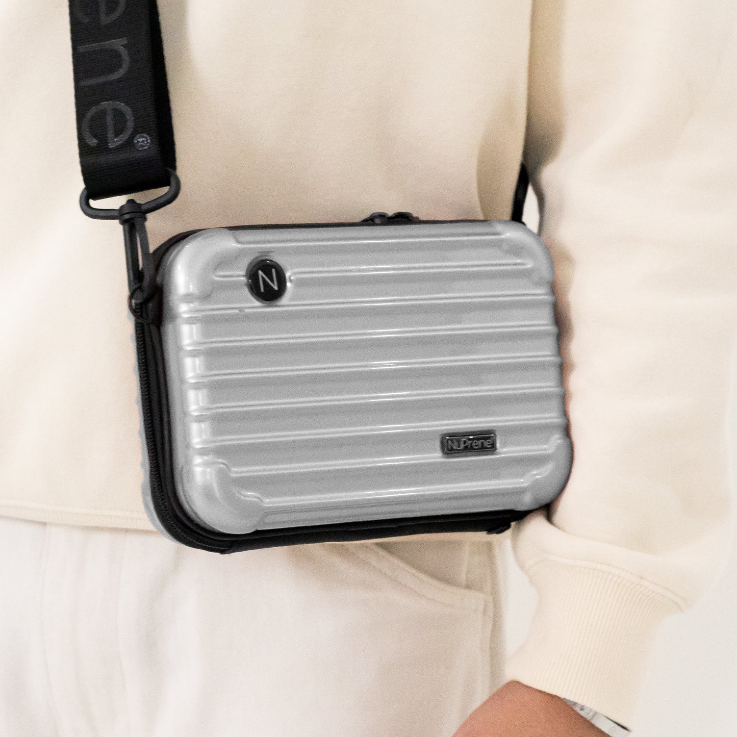 Van-Ya Silver Mini Travel Bag