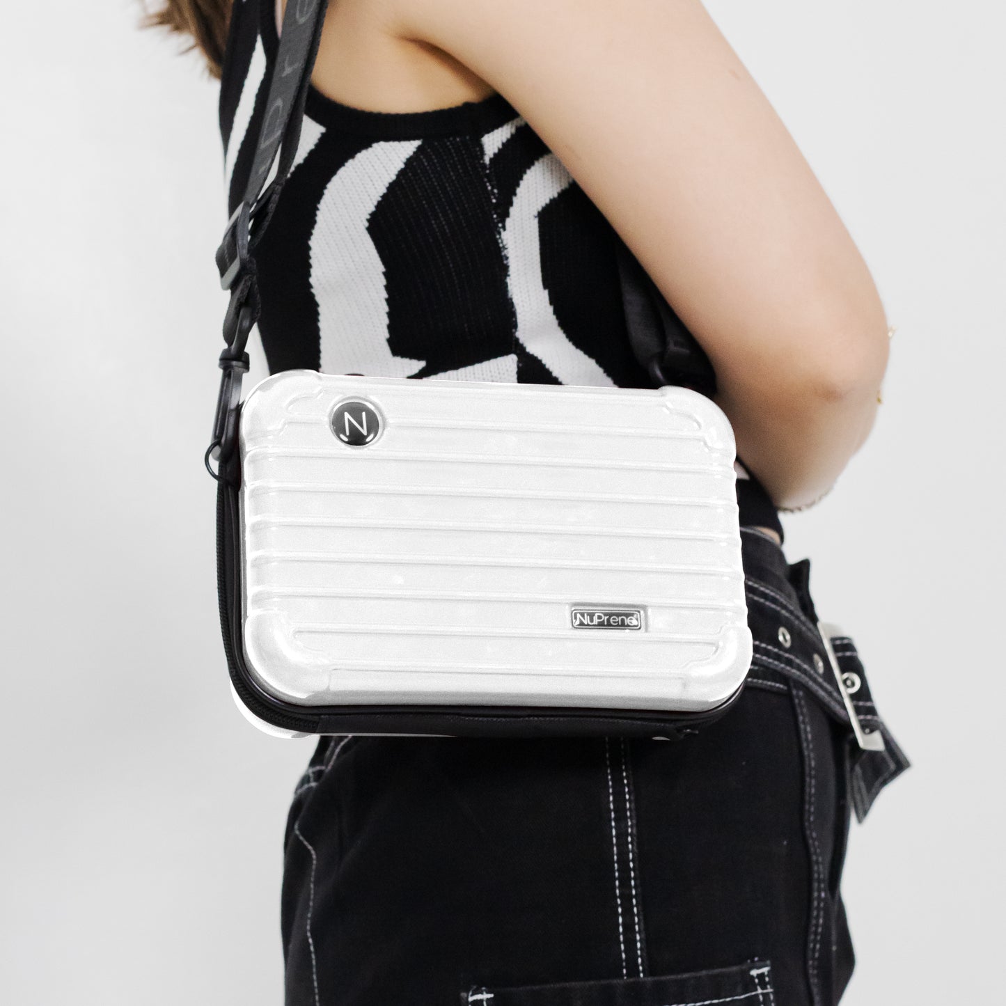 Van-Ya White Mini Travel Bag