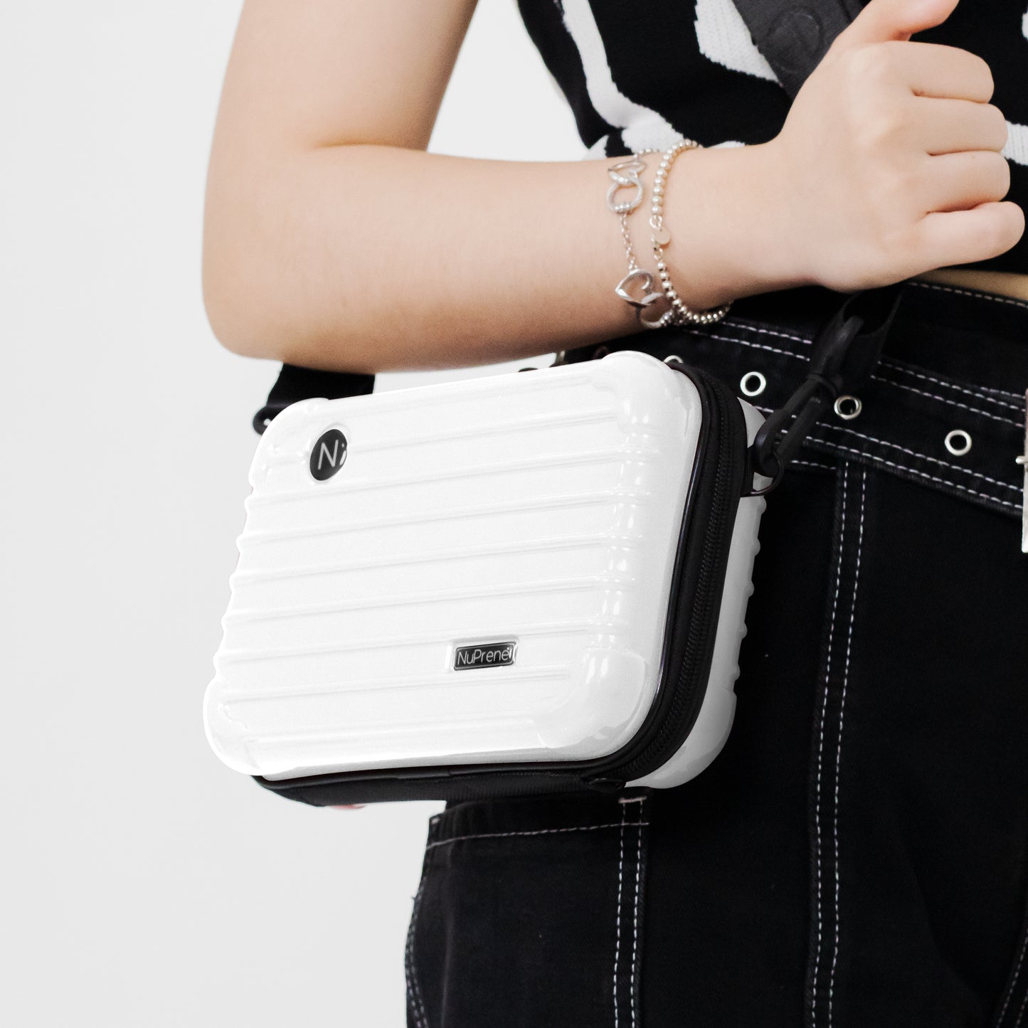 Van-Ya White Mini Travel Bag