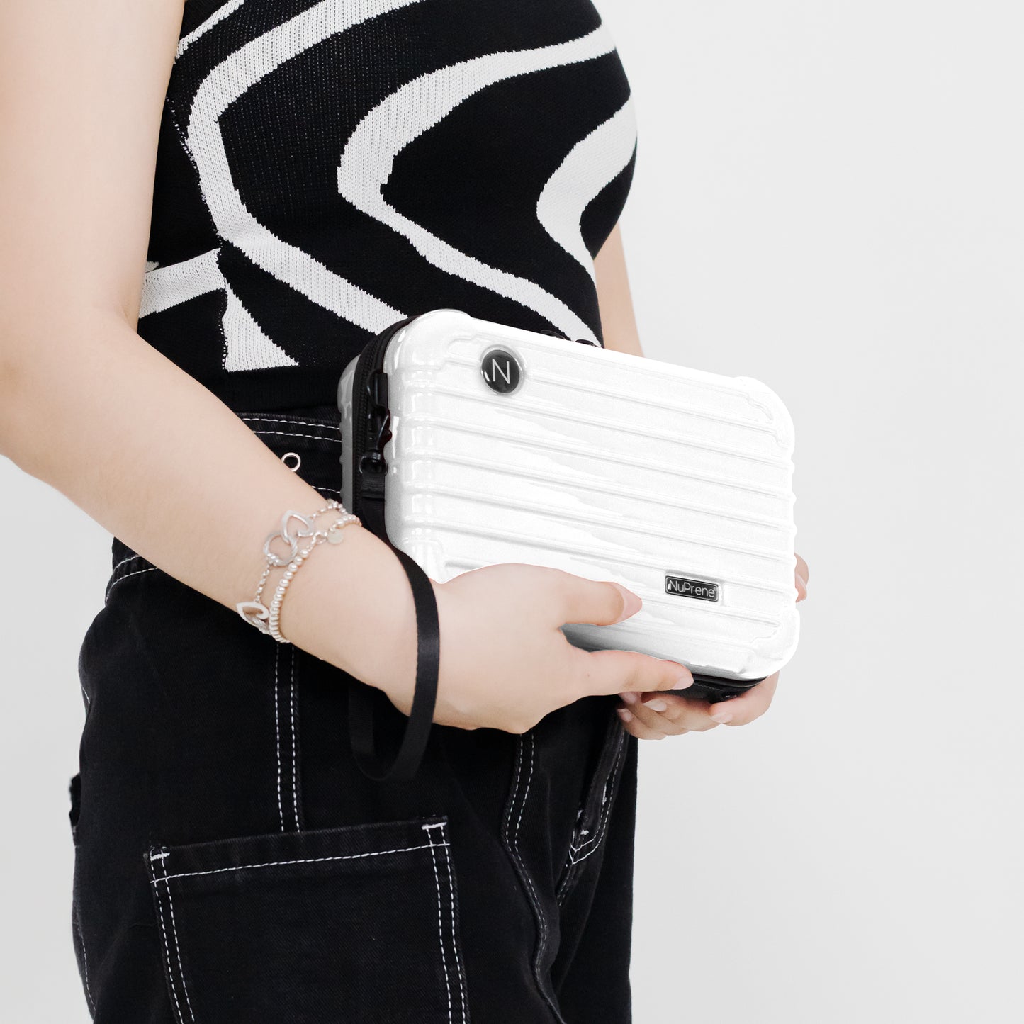 Van-Ya White Mini Travel Bag