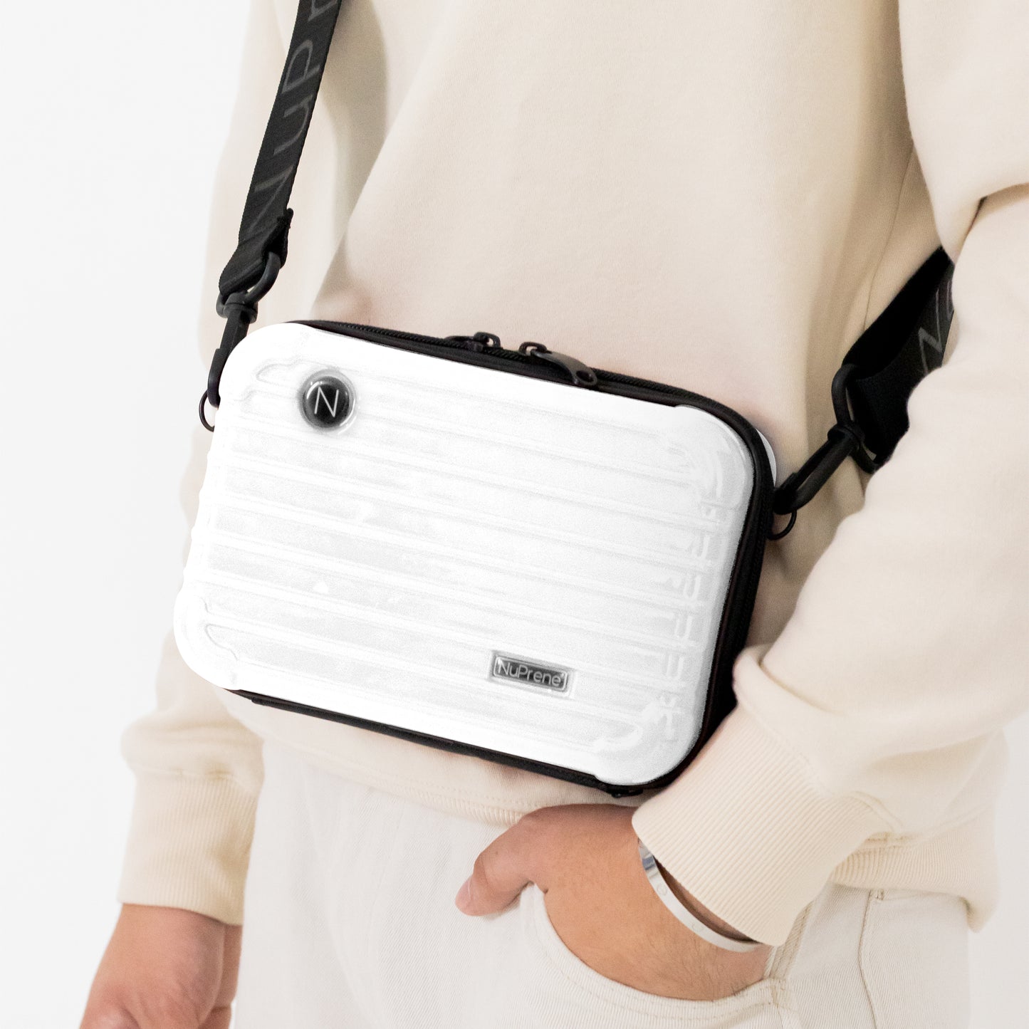 Van-Ya White Mini Travel Bag