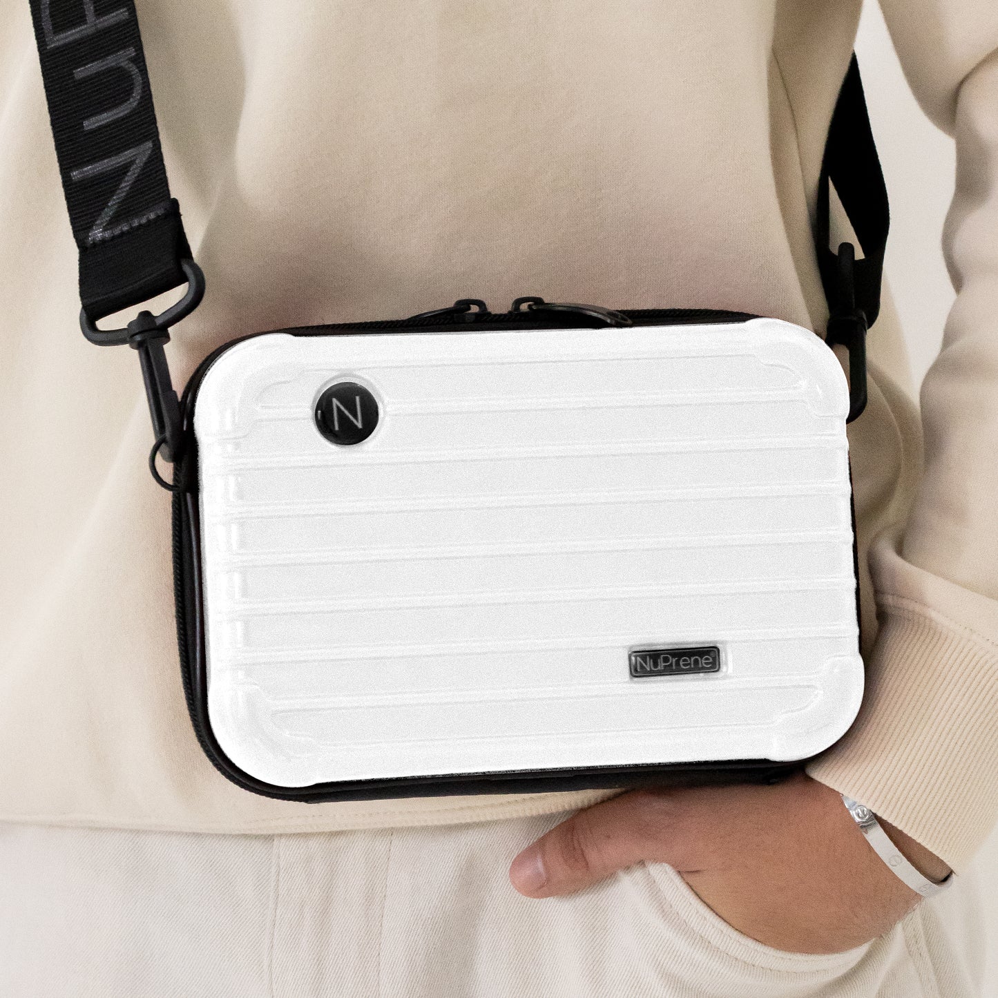 Van-Ya White Mini Travel Bag