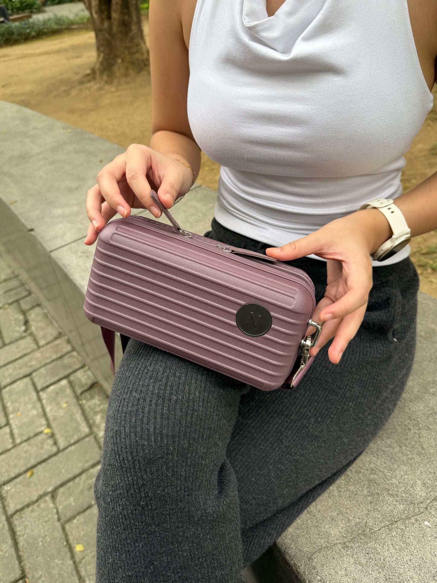 Lucca Violet Mini Travel Bag