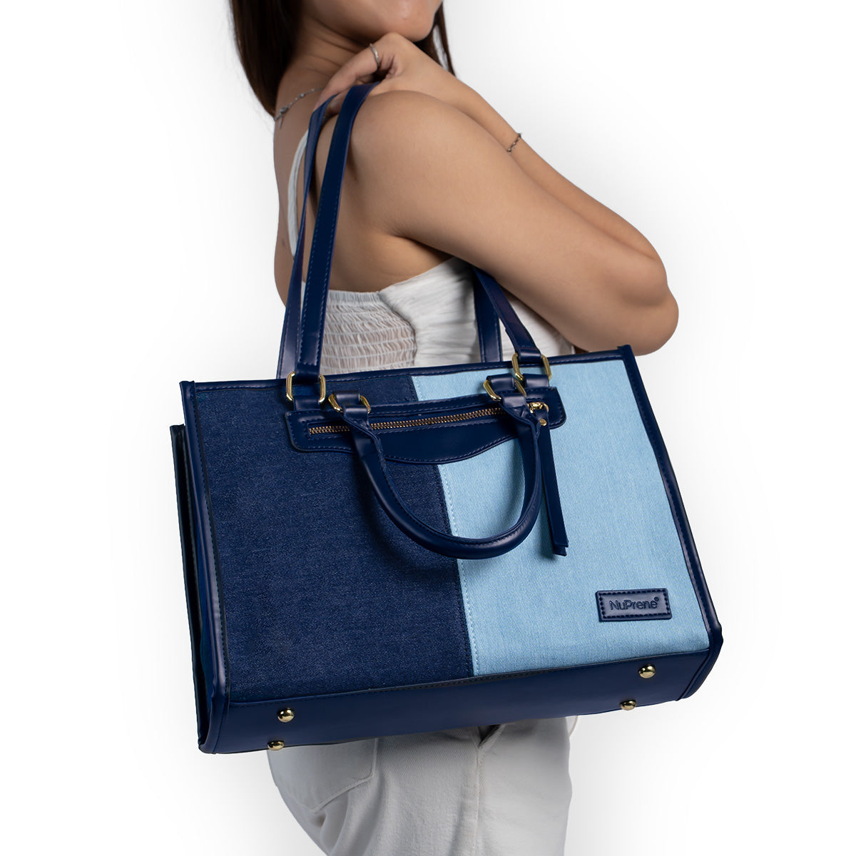 Blair Denim Tote Bag