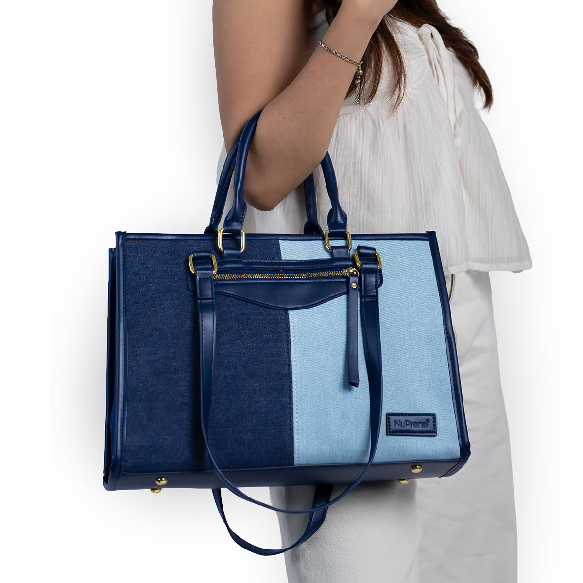 Blair Denim Tote Bag