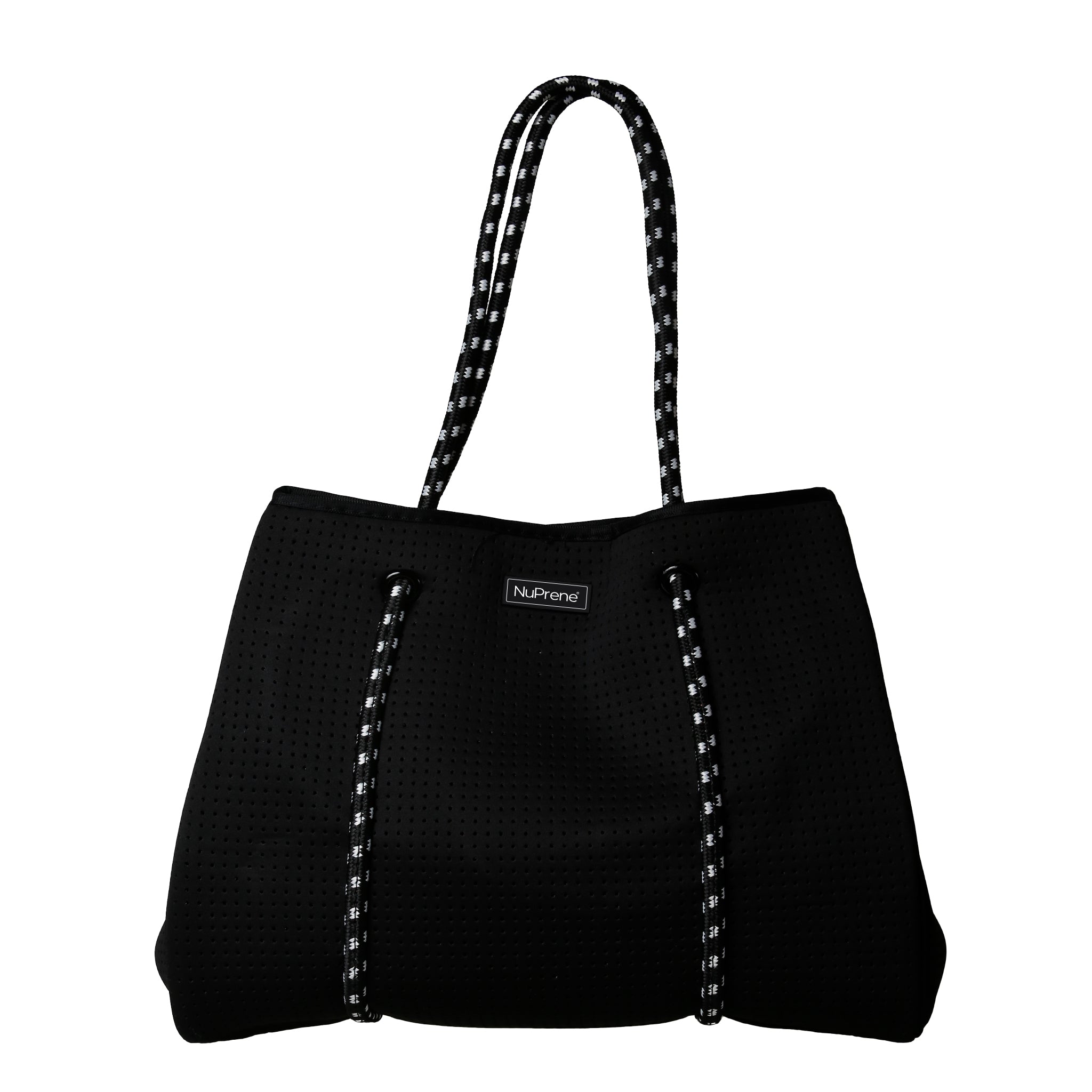 Studded black clearance tote bag