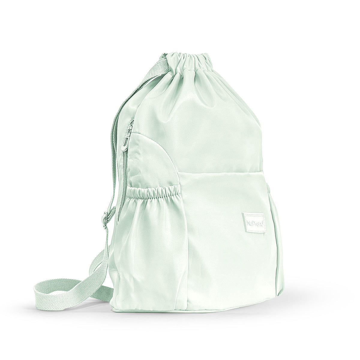 Emma Drawstring Bag in Mint