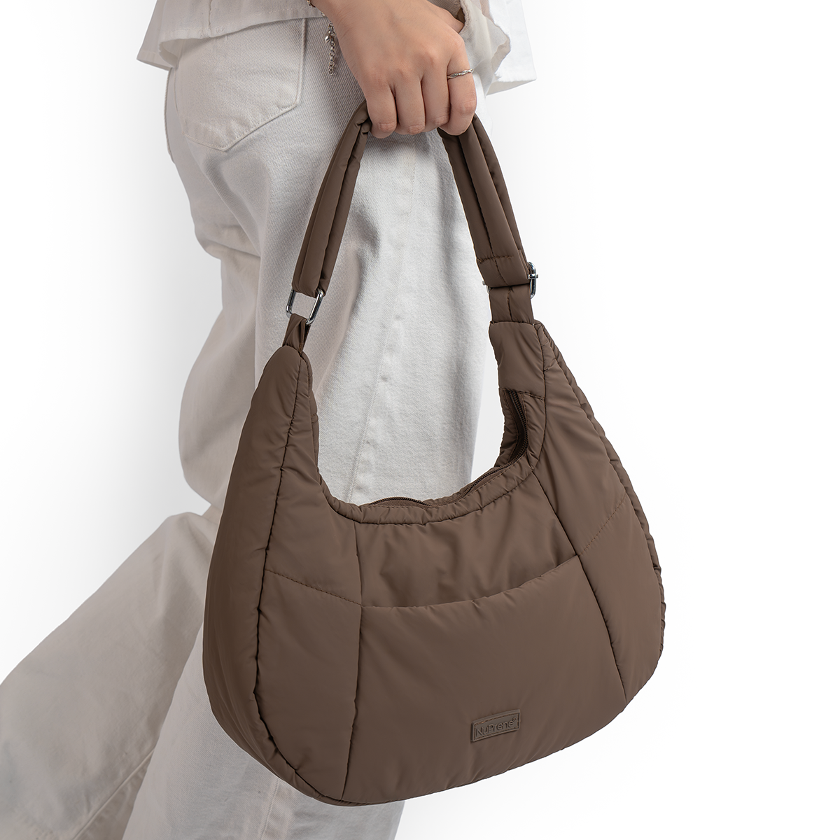Eva Moon Bag in Coffee Brown