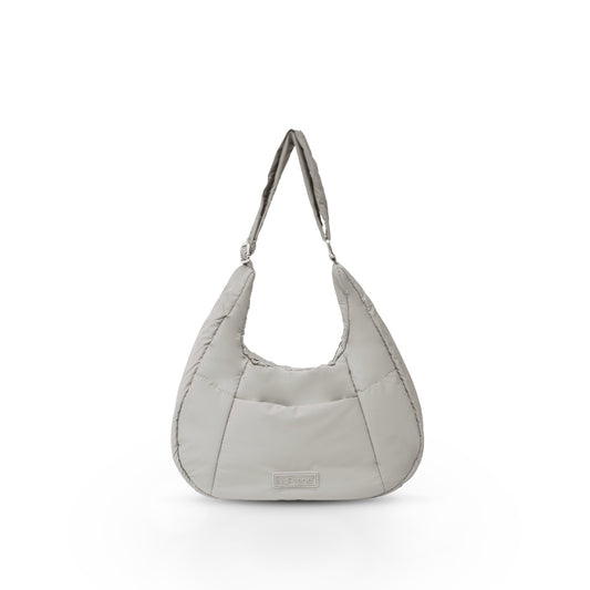 Eva Moon Bag in Pebble Gray