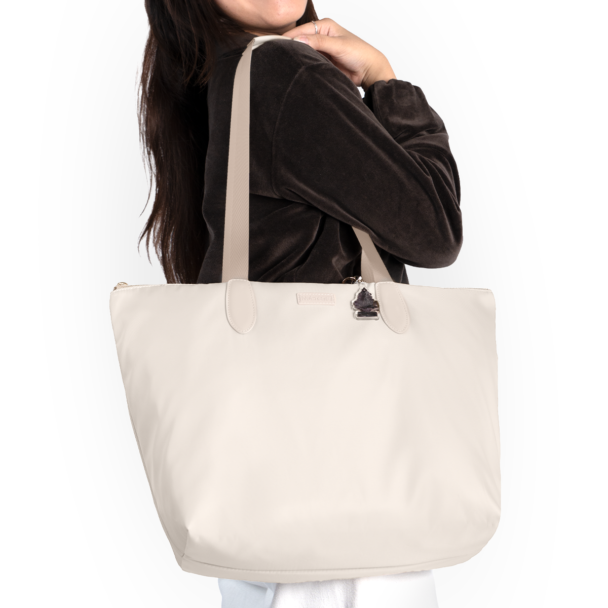 Fiorella Tote Bag in Cream