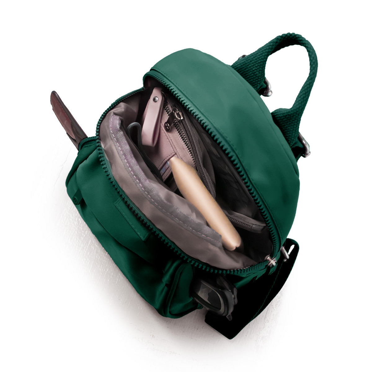 Raya Mini Backpack in Forest Green