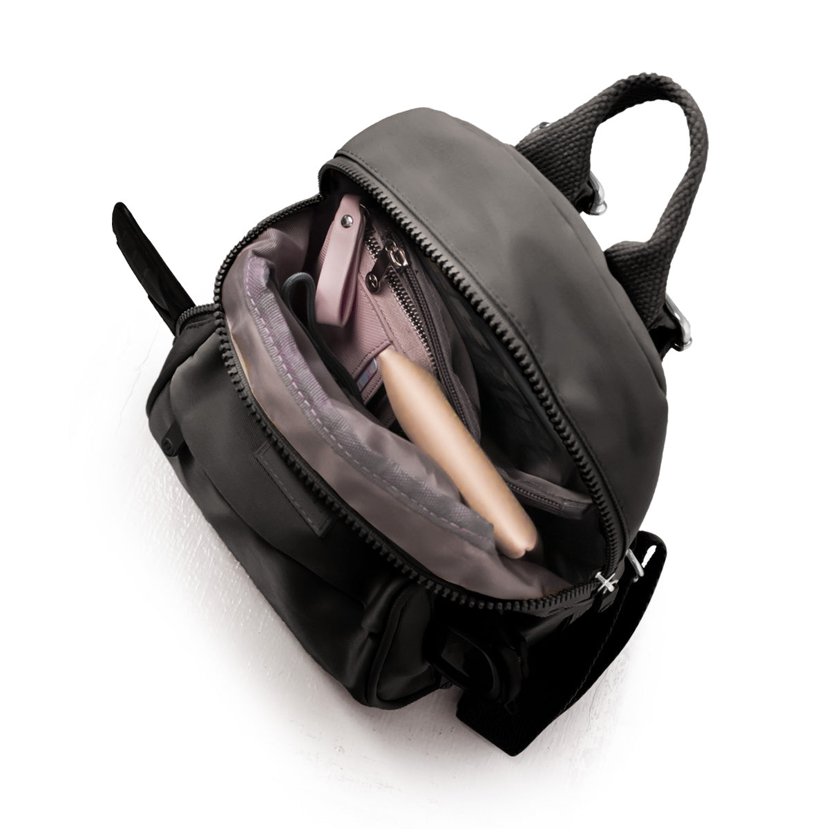 Raya Mini Backpack in Stone Gray