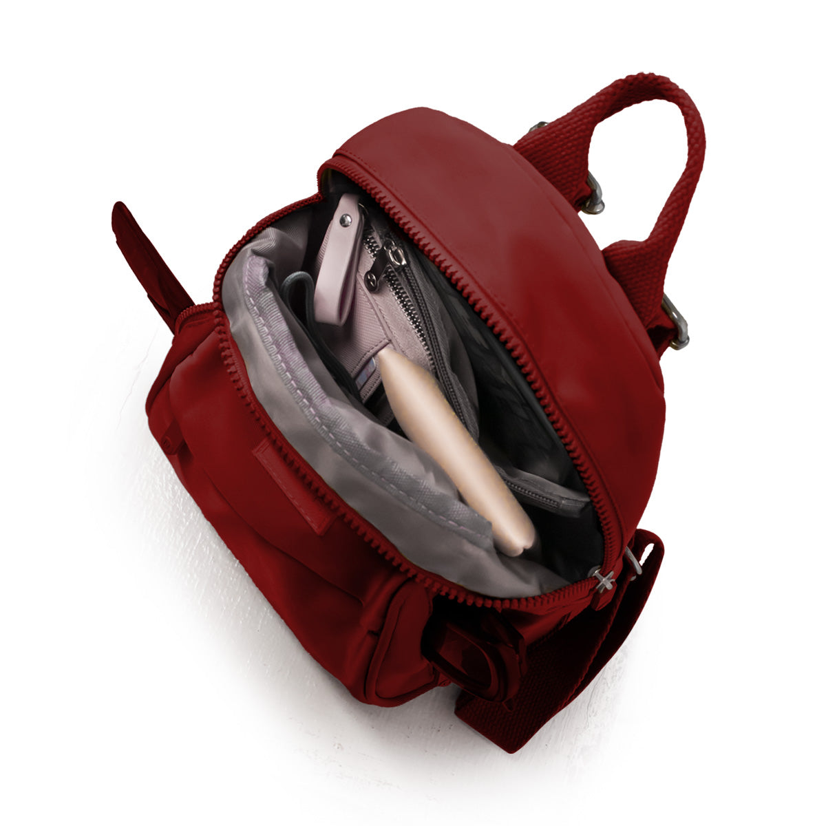 Raya Mini Backpack in Wine