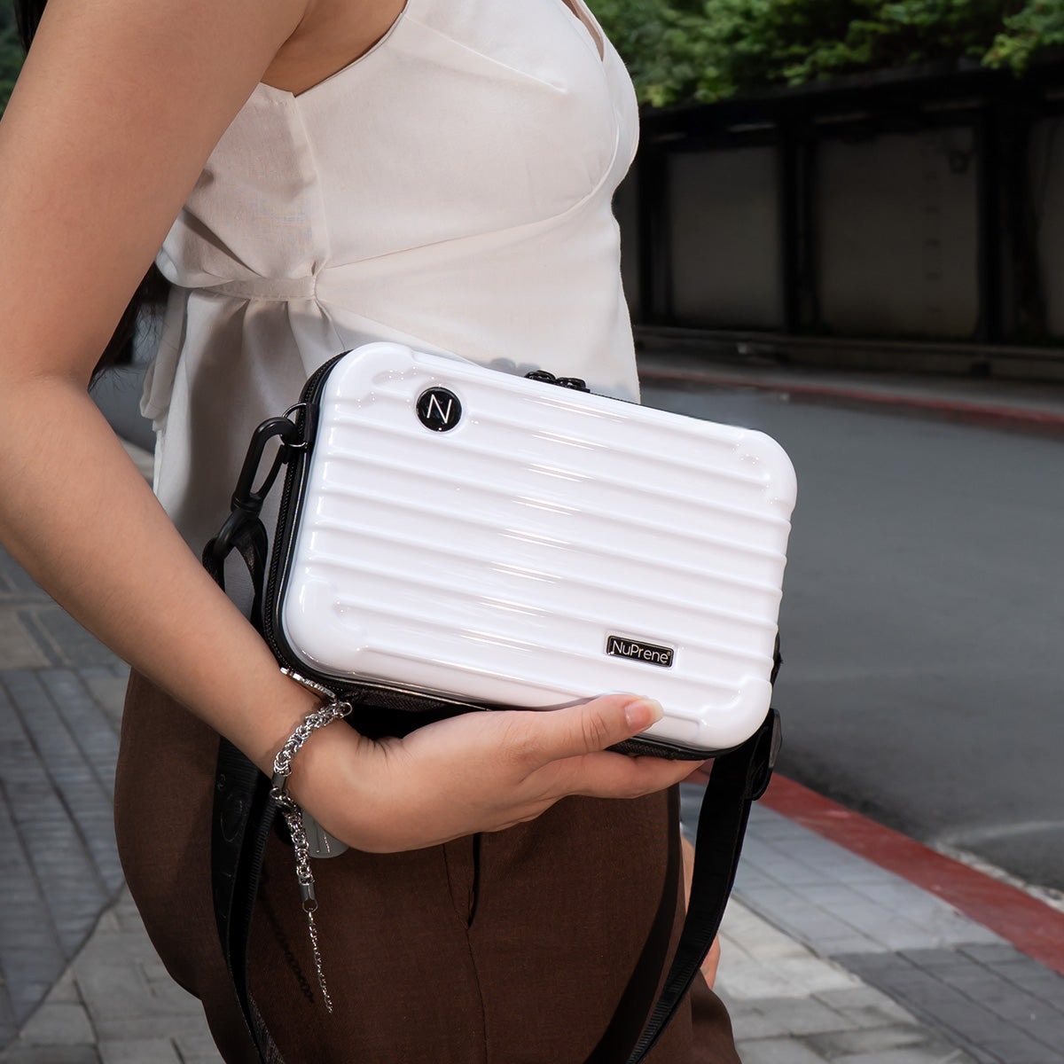 Van-Ya White Mini Travel Bag