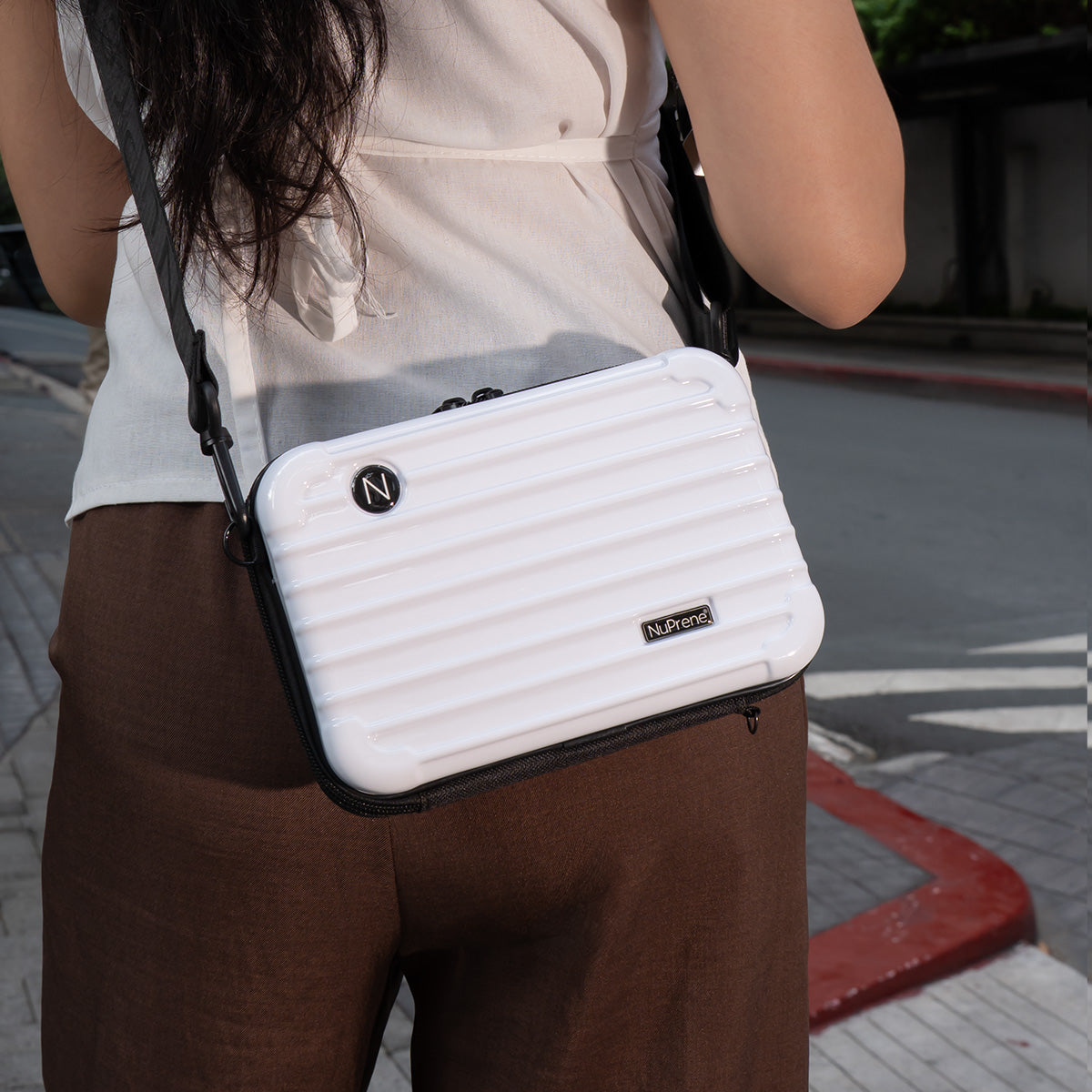 Van-Ya White Mini Travel Bag
